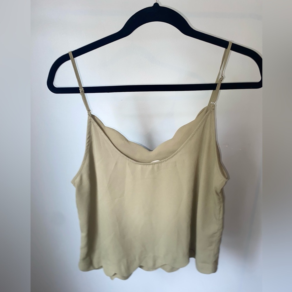 Love tree medium army green cami
